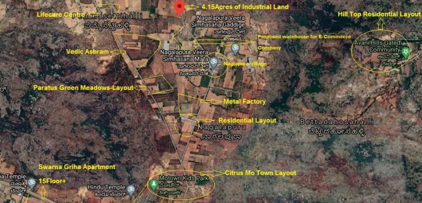 4 Acres Industrial Land, Nagalapura, Karnataka