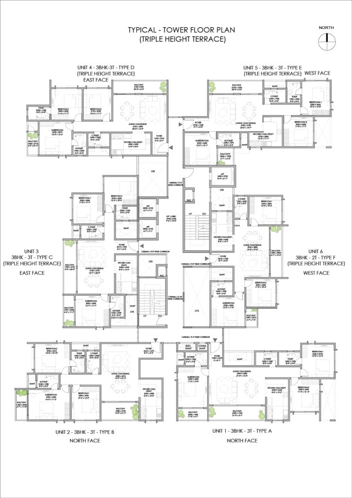 Typical Tower Floor Plan