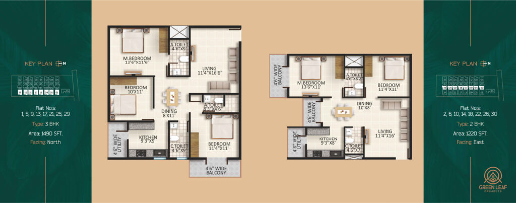 2 & 3 BHK