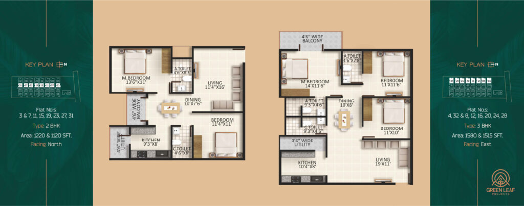 2 & 3 BHK