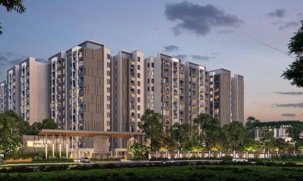 Entry side overall 3d_Evening